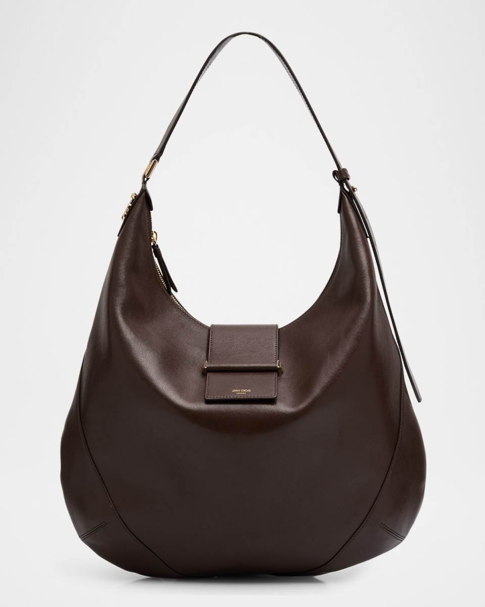 Bar Medium Leather Hobo Bag